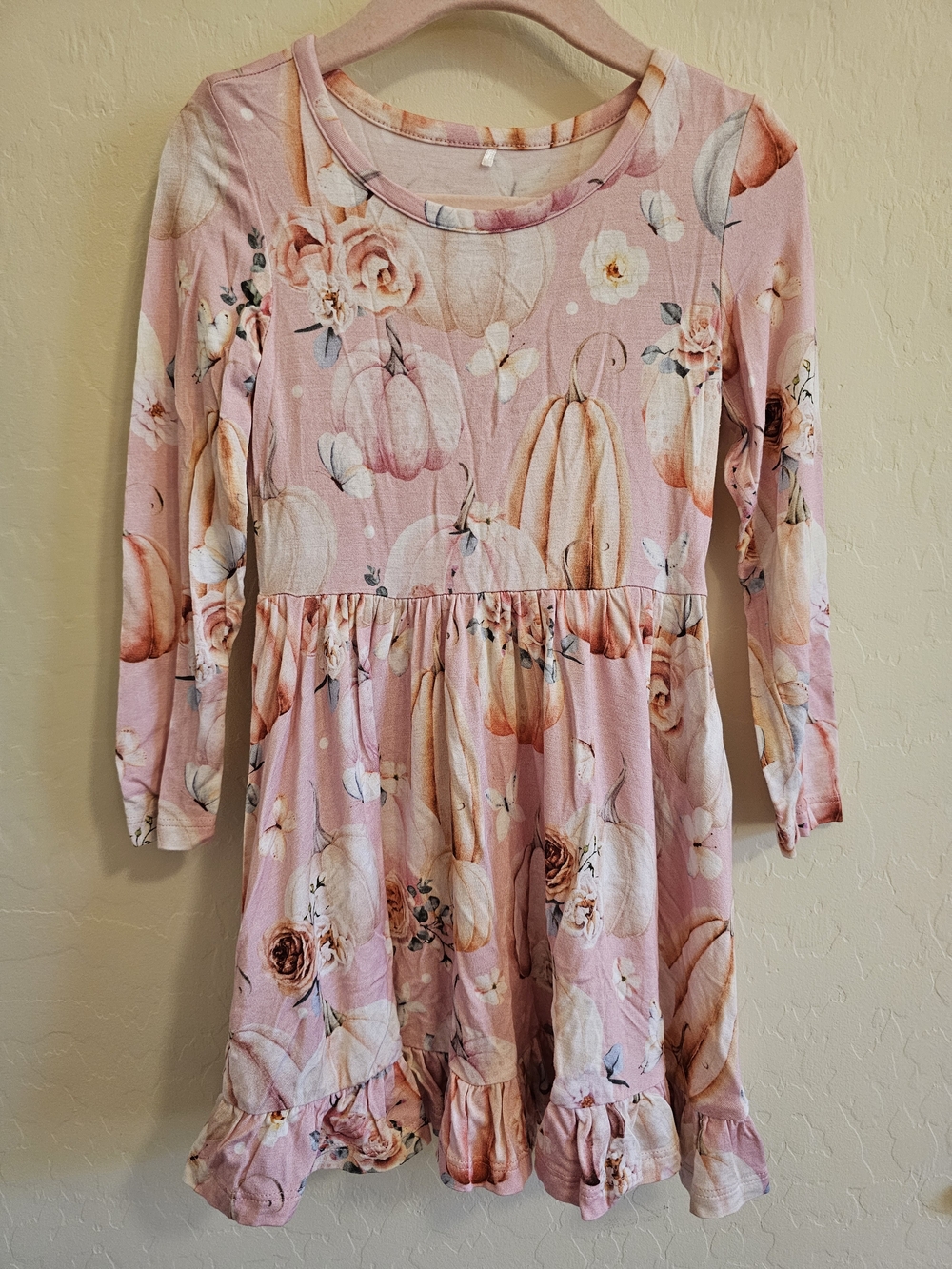 Posh Peanut Pumpkins Talena Ruffled Twirl Dress 3T-4T